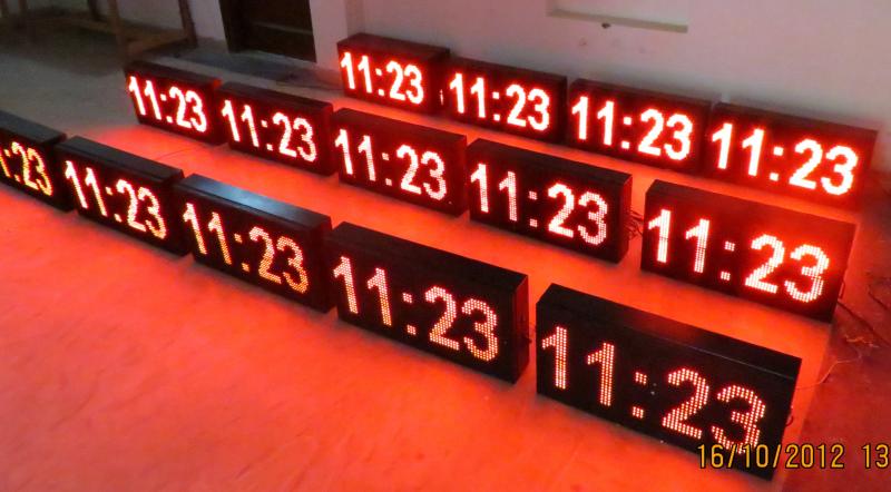 led clock , master slave clocks
